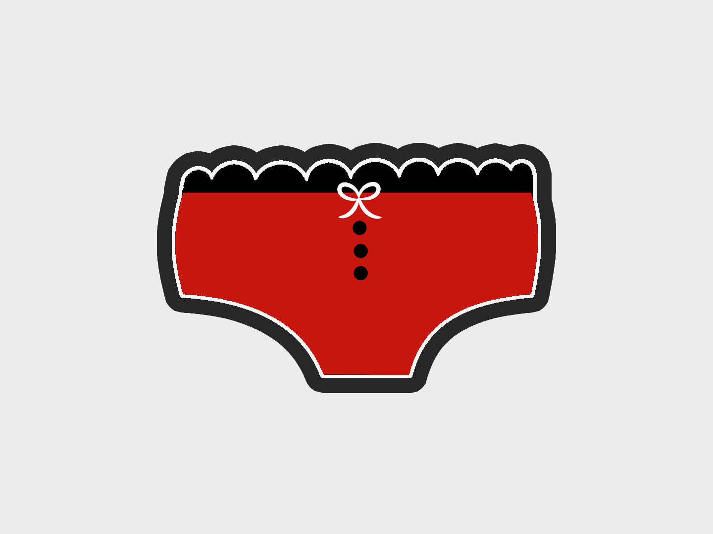 Bachelorette Red Lingerie 010 Cookie Cutter Files