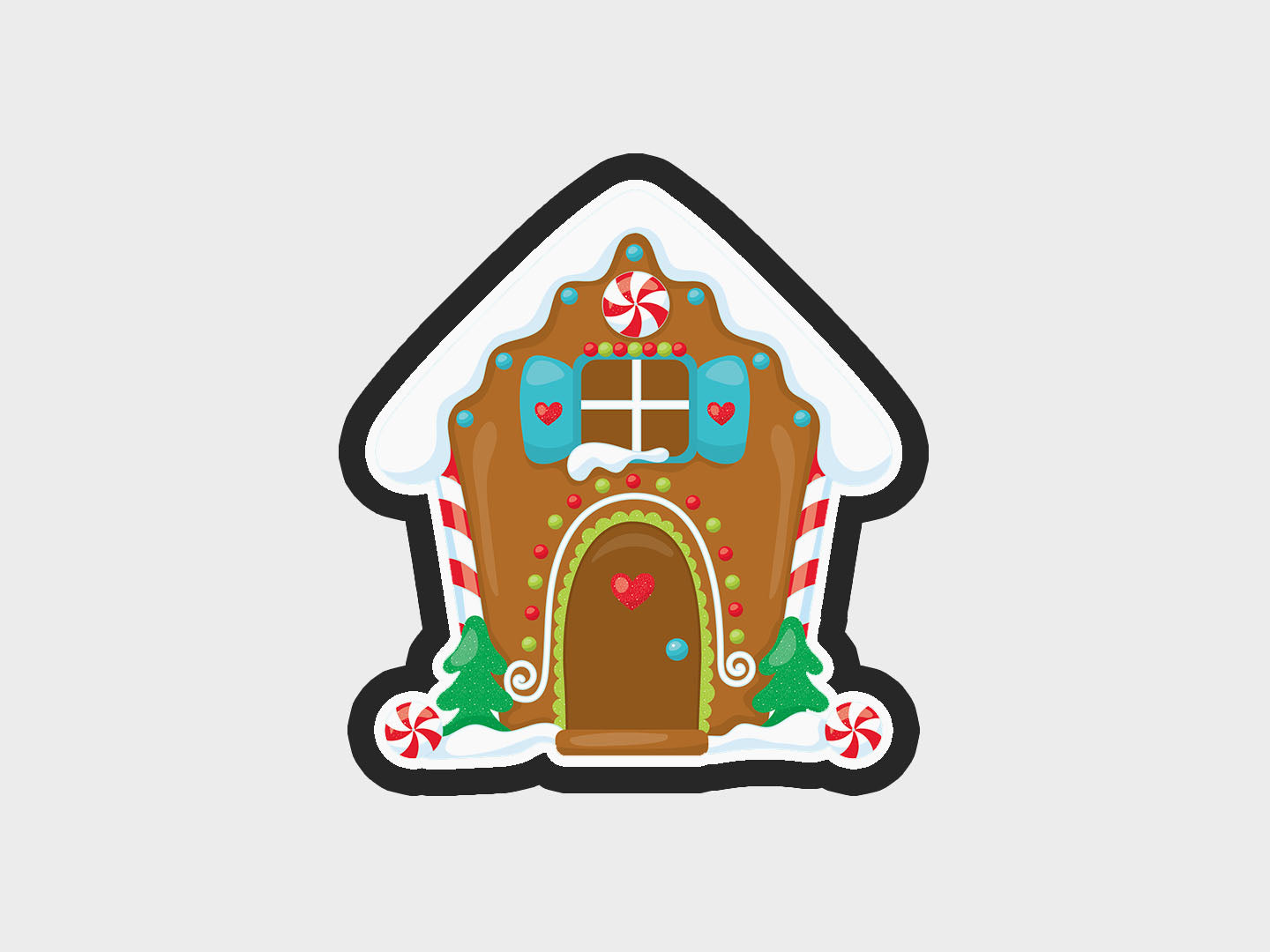 Gingerbread Babies House Cookie Cutter Files