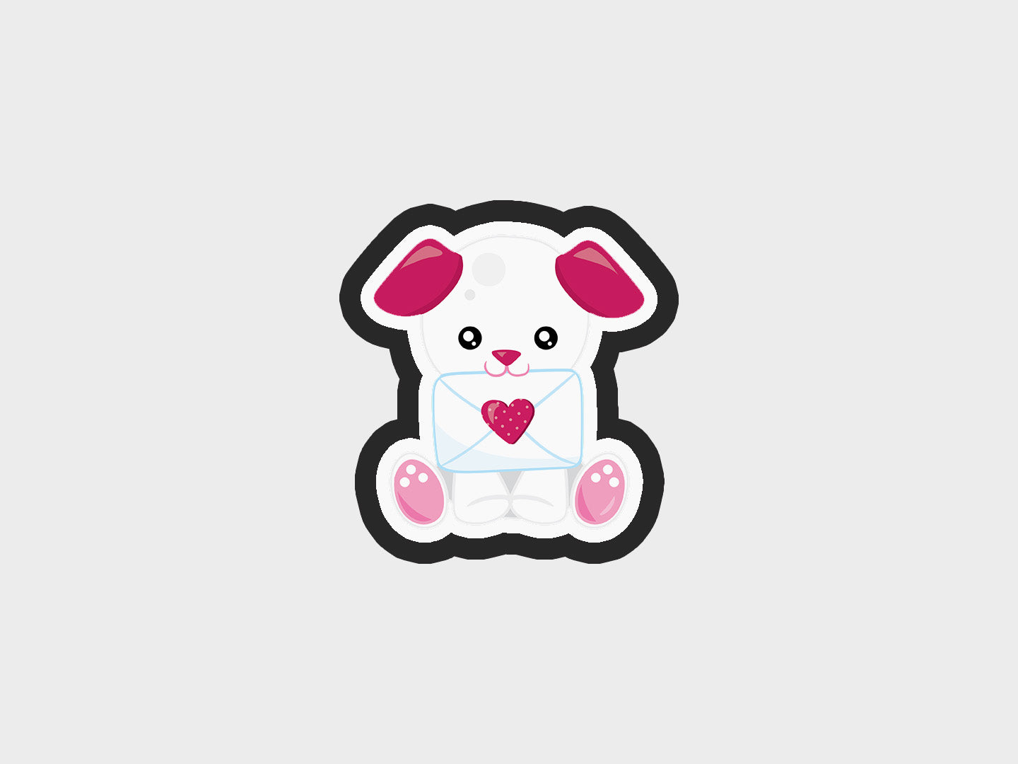 Valentine Animals Dog Cookie Cutter Files