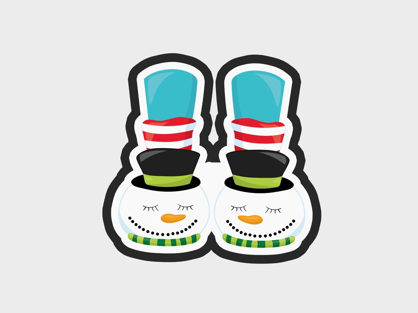 Christmas Feet Cookie Cutter Files