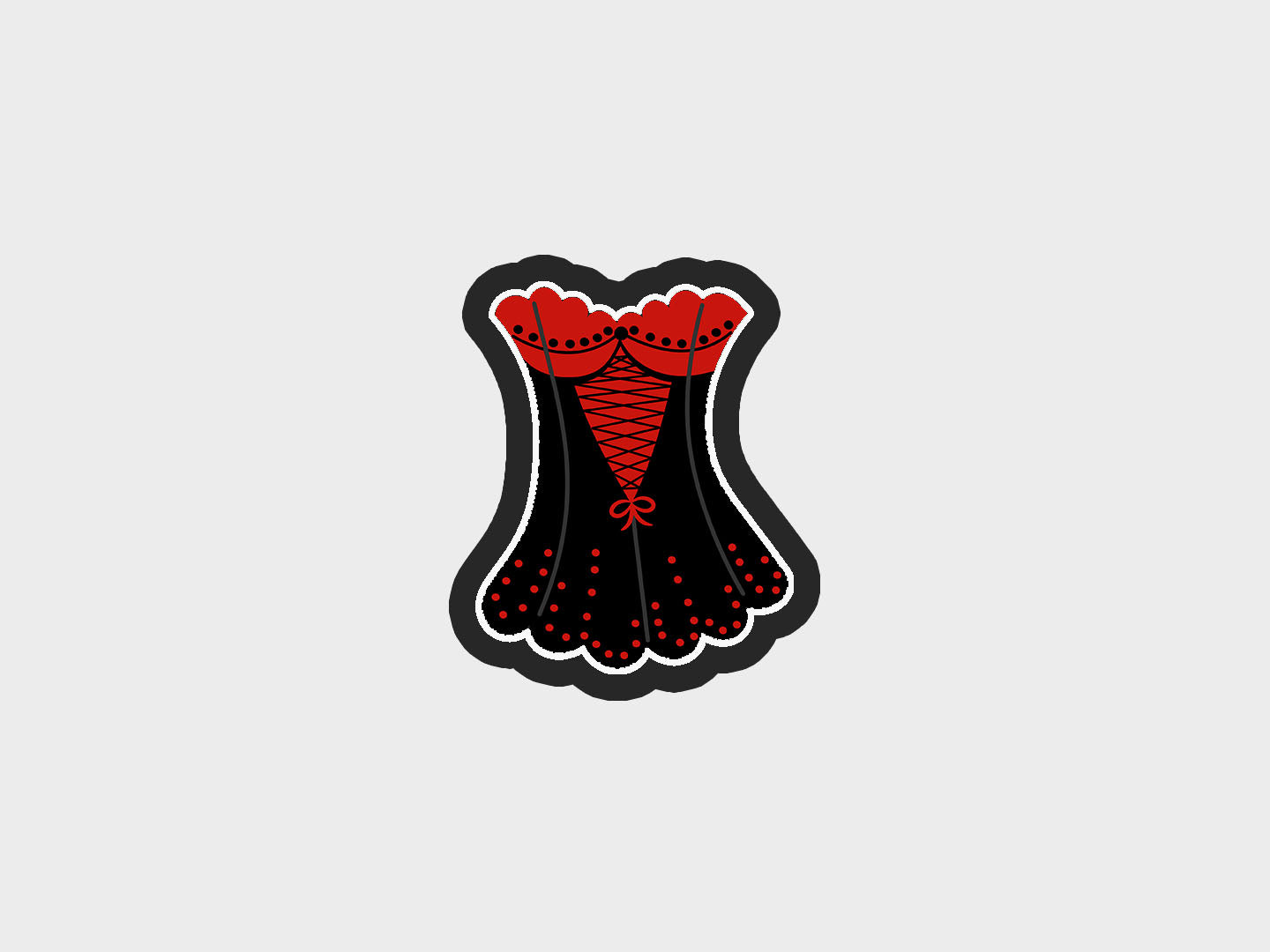 Bachelorette Red Lingerie 07 Cookie Cutter Files