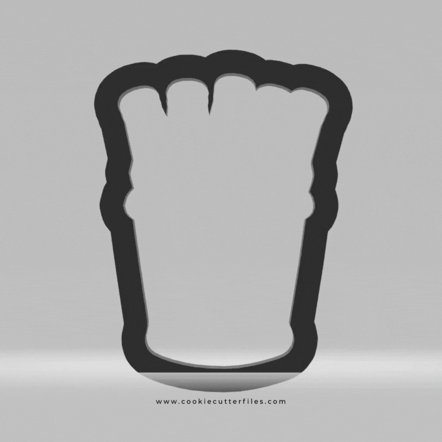 Super Bowl Party Beer Bucket Cookie Cutter Files