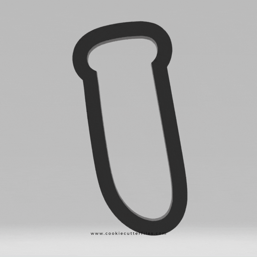 Scientist Kids Test Tube Cookie Cutter Files