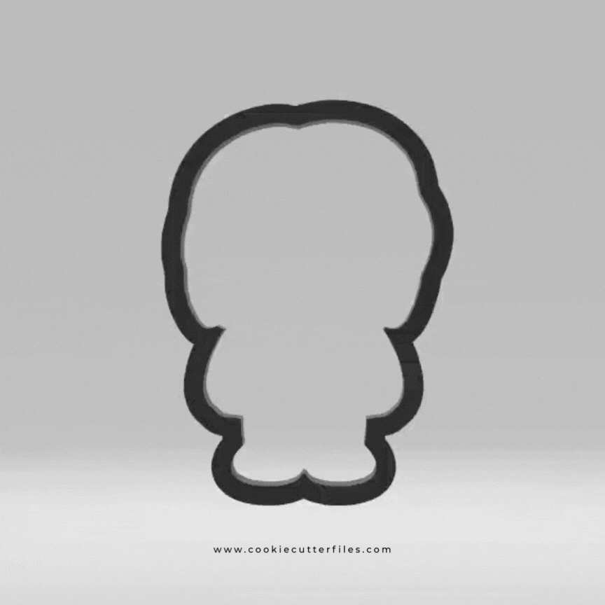 Horror Chibi Inspired Cookie Cutter Files