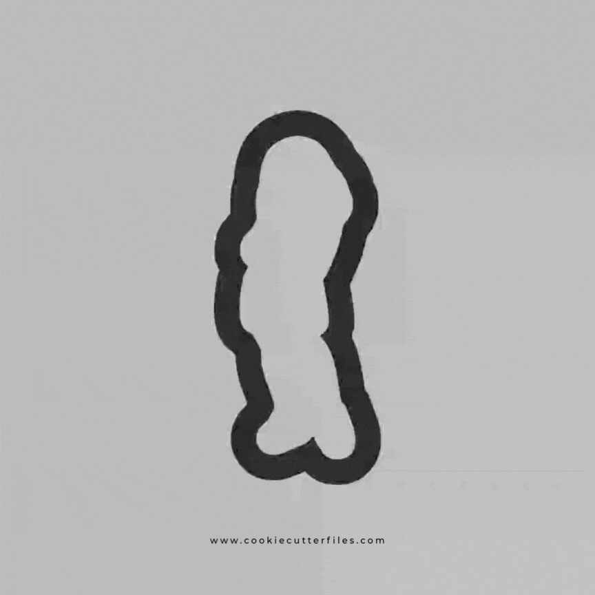 Mystery Dog Crew Inspired Daphne Cookie Cutter Files