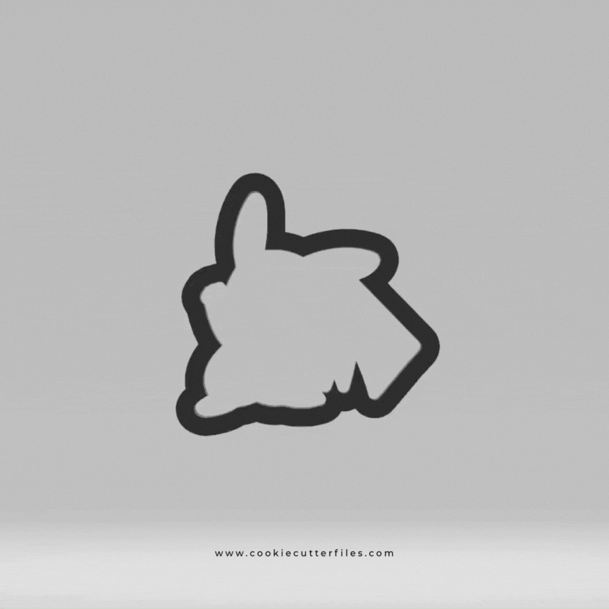 Electric Yellow Critter Inspired Cookie Cutter Files