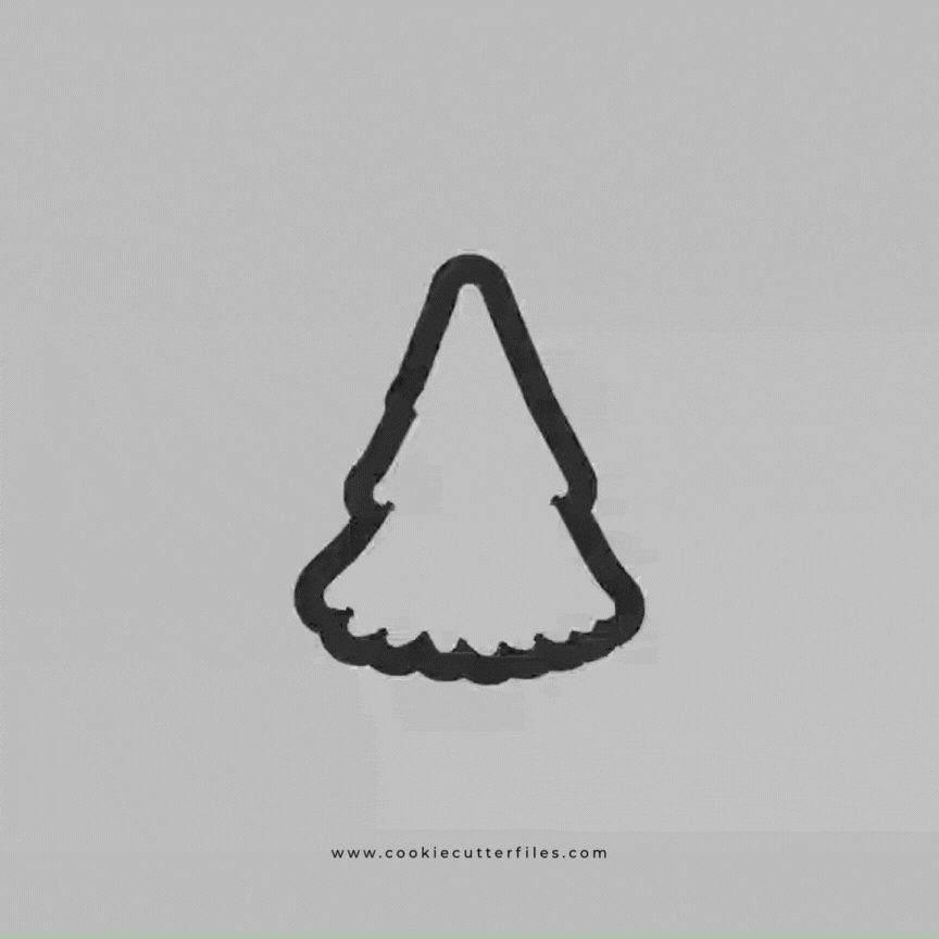Christmas Gnomes Tree Cookie Cutter Files