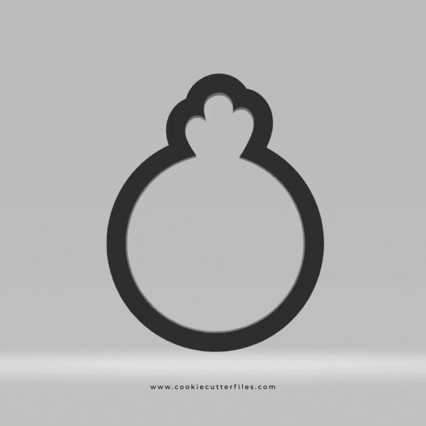 Animal Faces Chick Cookie Cutter Files
