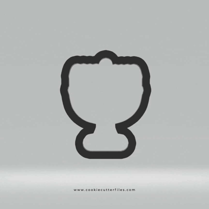 Hanukkah Menorah Cookie Cutter Files