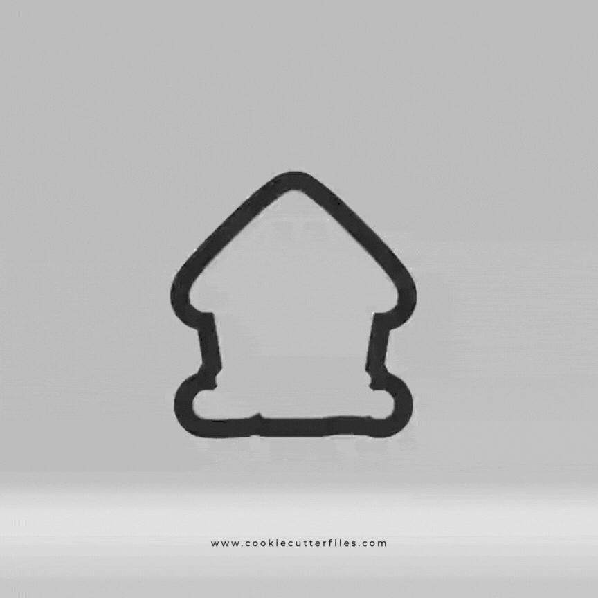 Gingerbread Babies House Cookie Cutter Files