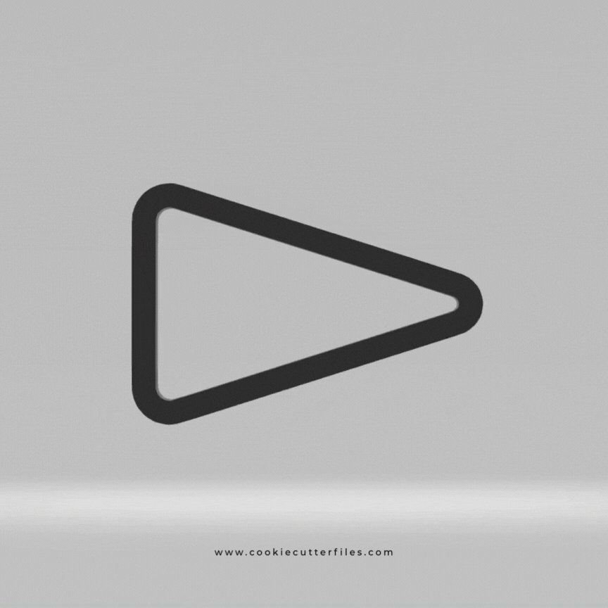 Super Bowl Party Triangle Banner Cookie Cutter Files