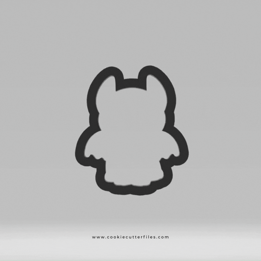 Sky Dragon Black Inspired Cookie Cutter Files