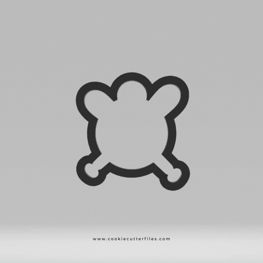 Baseball Kids Bats Symbol Cookie Cutter Files