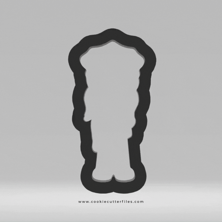 Police Kids Girl Cookie Cutter Files