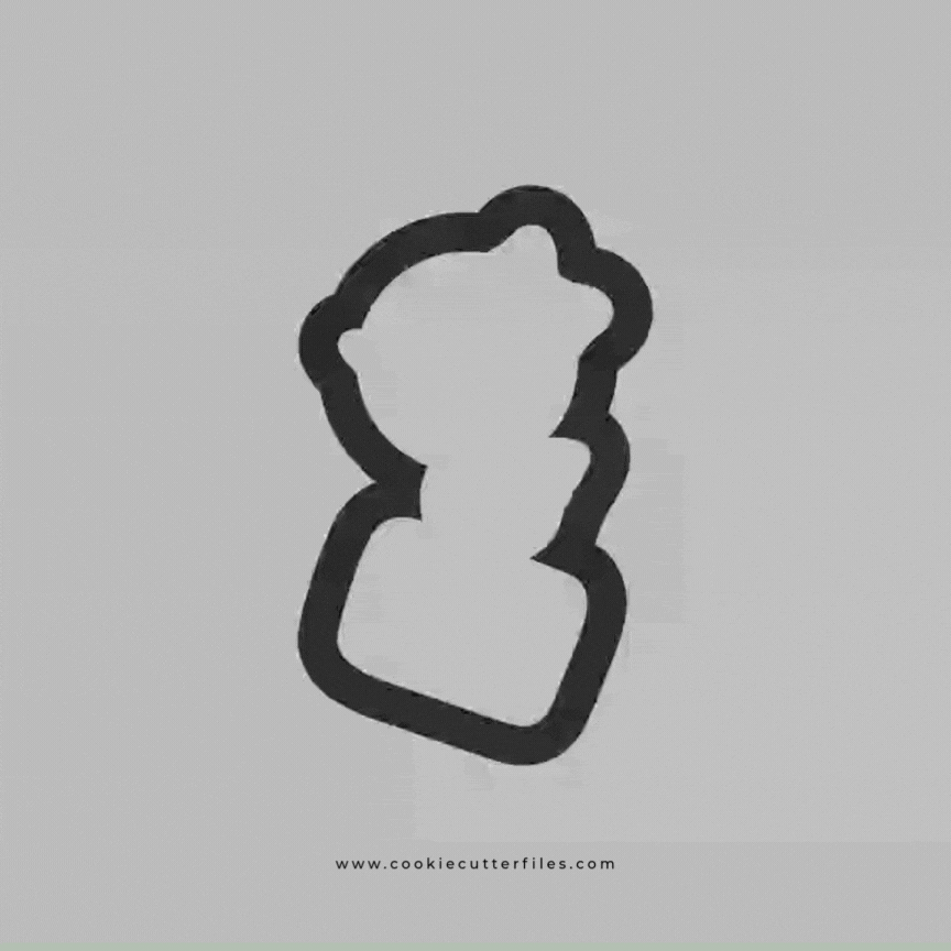Valentine Animals Bird Delivery Cookie Cutter Files