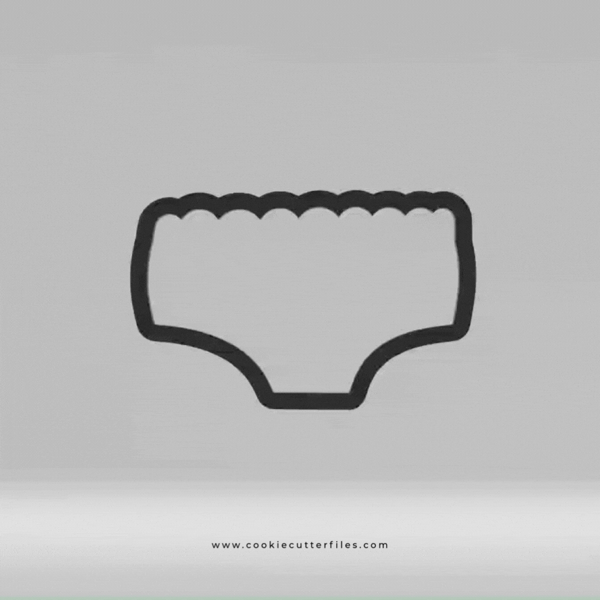 Bachelorette Red Lingerie 010 Cookie Cutter Files