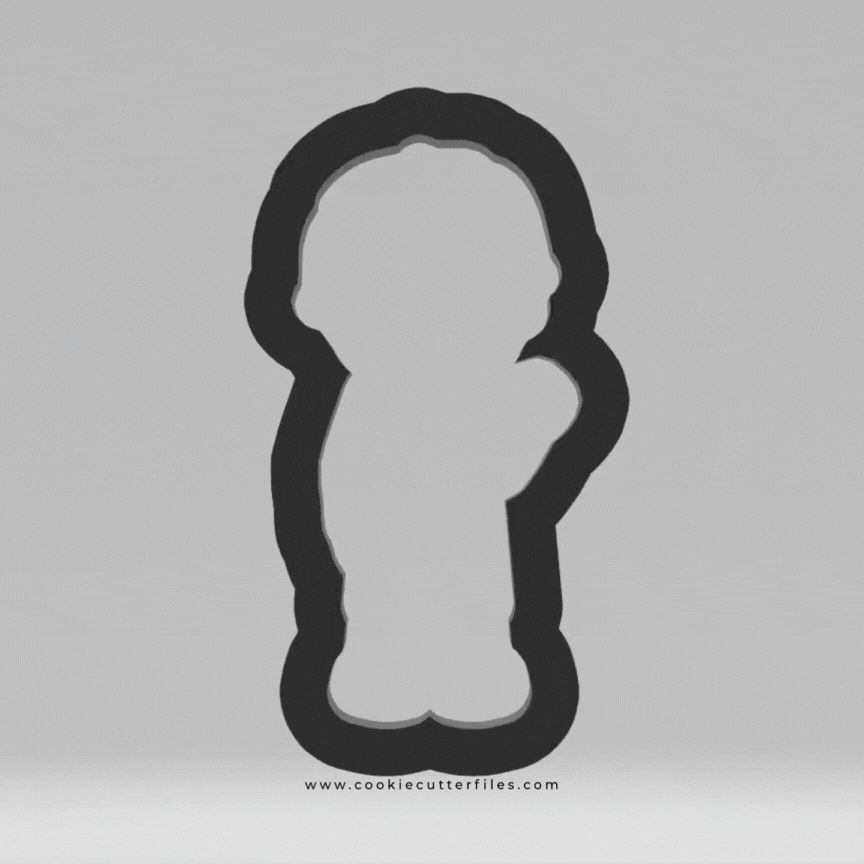 Scientist Kids Boy Cookie Cutter Files