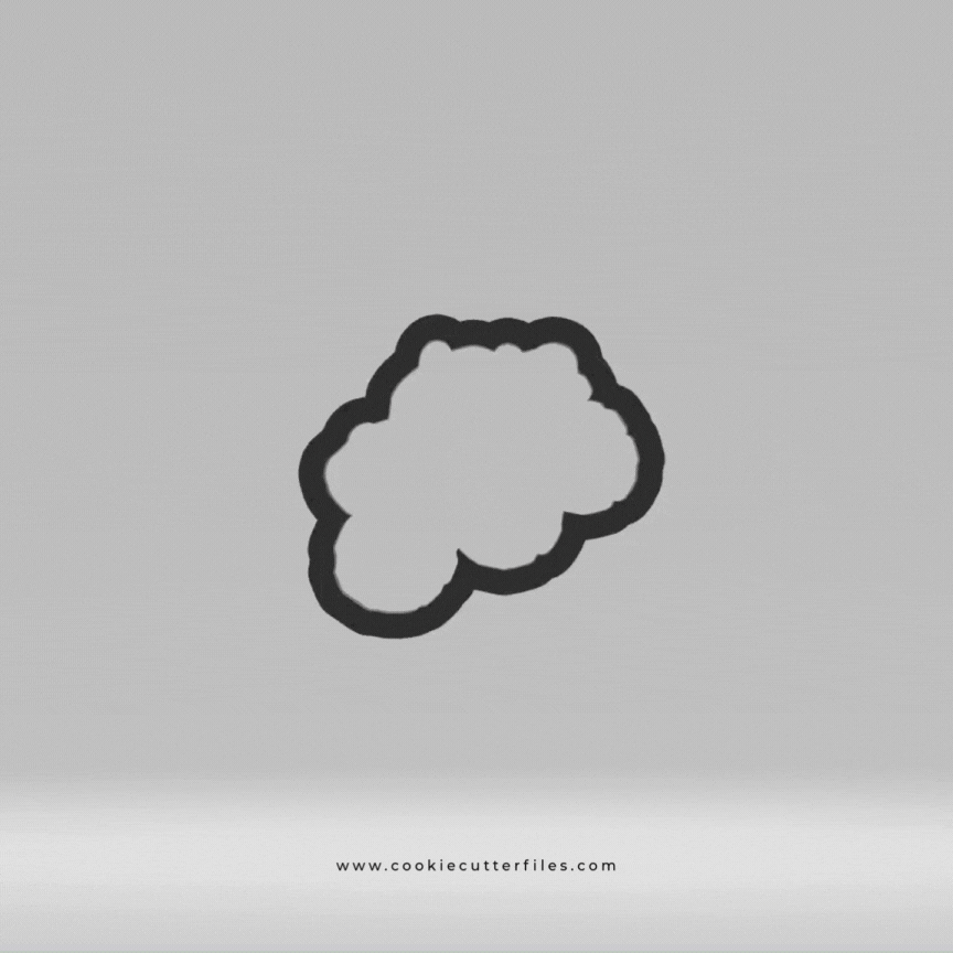 Monster Trucks Blue Cookie Cutter Files