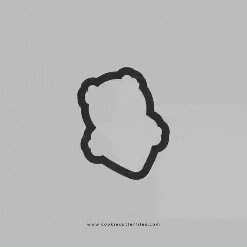 Valentine Animals Bird Cookie Cutter Files