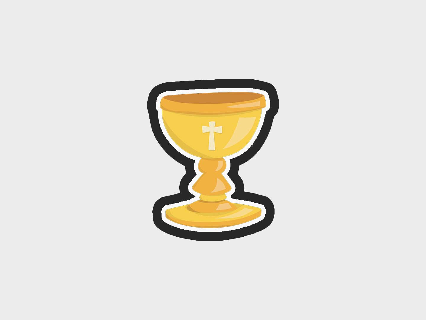 First Communion Chalice Cookie Cutter Files