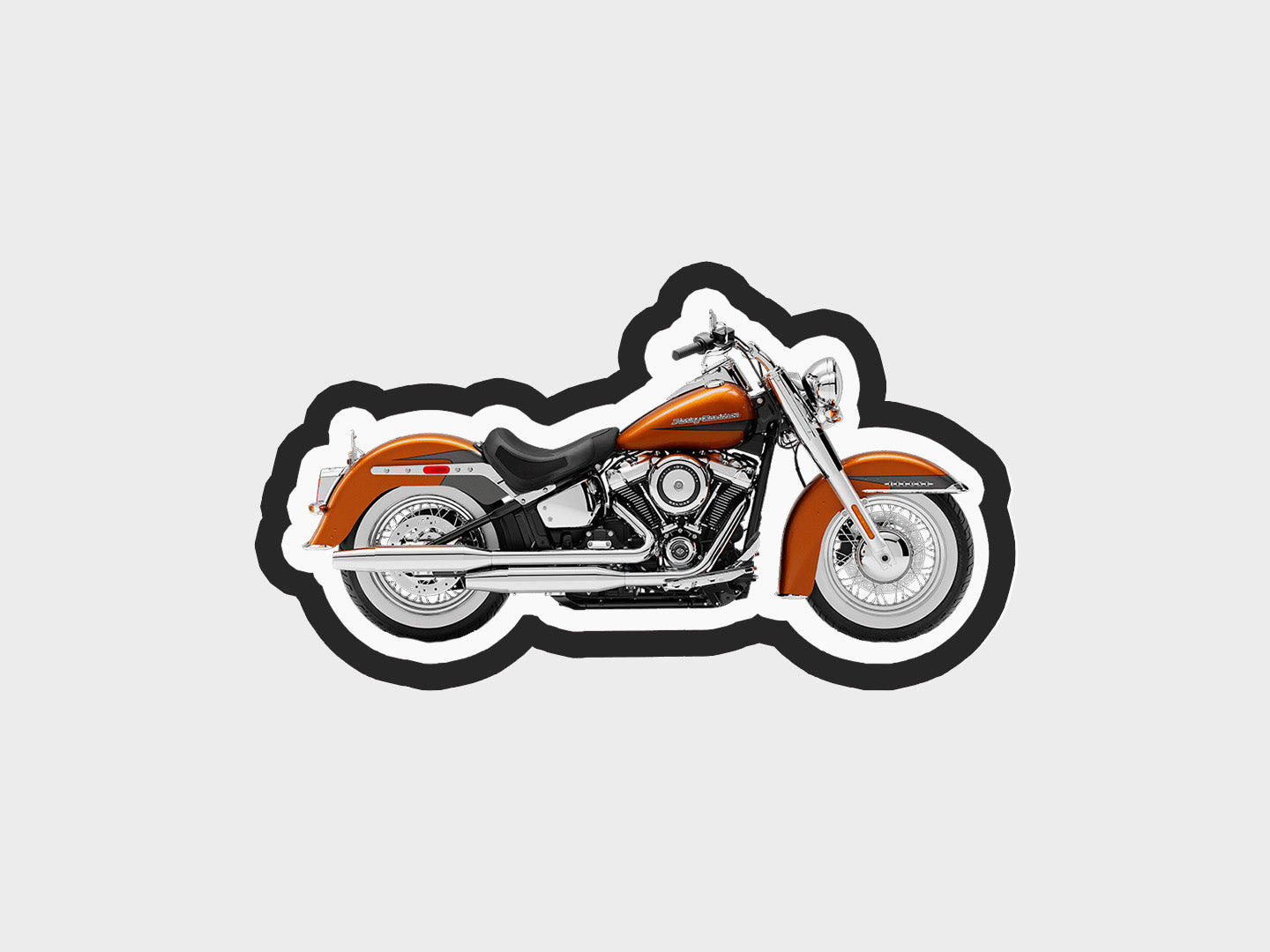 Black & Orange Motorcycle Club Inspired Cookie Cutter Files