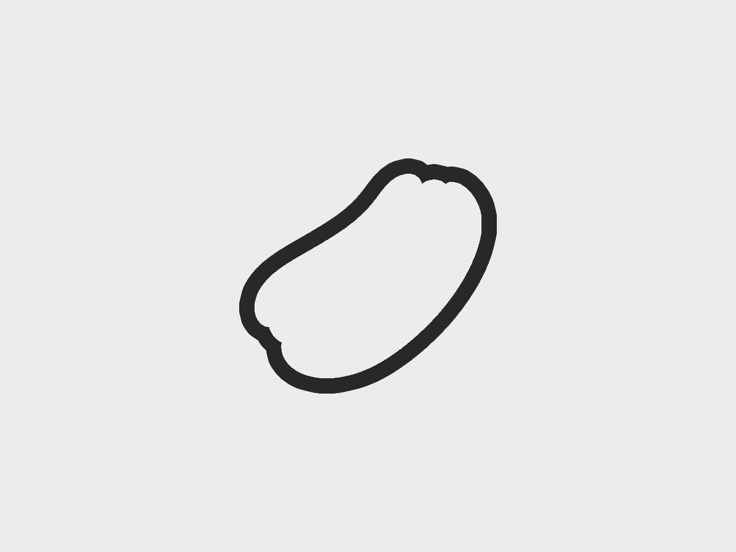 Super Bowl Party Hot Dog Cookie Cutter Files