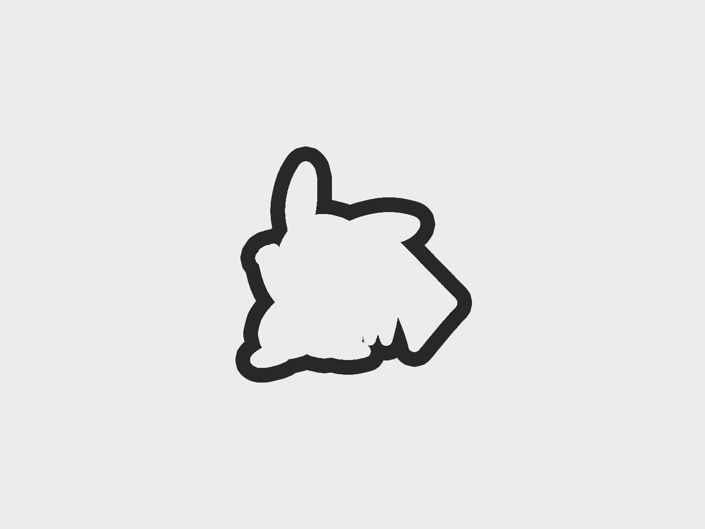 Electric Yellow Critter Inspired Cookie Cutter Files