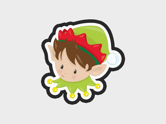 Christmas Faces Elf Boy Cookie Cutter Files