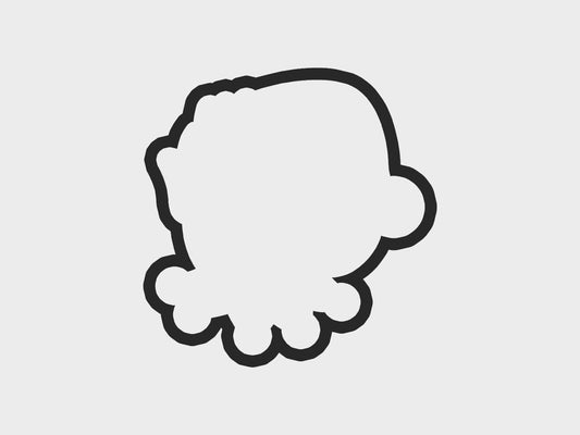Christmas Faces Elf Boy Cookie Cutter Files
