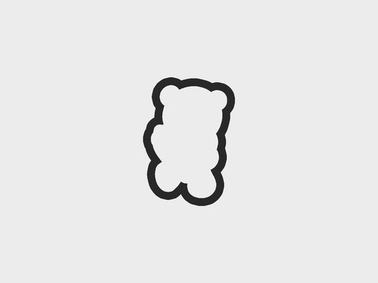Valentine Animals Bear Cookie Cutter Files