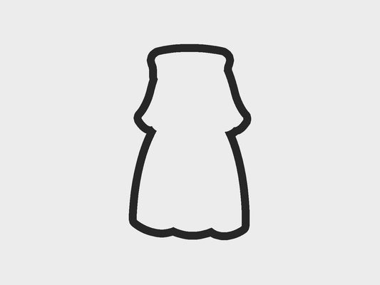 Princess Dresses Aurora Cookie Cutter Files