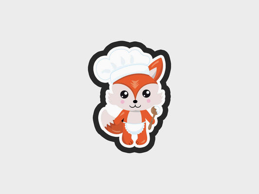 Thanksgiving Fox Baker Cookie Cutter Files