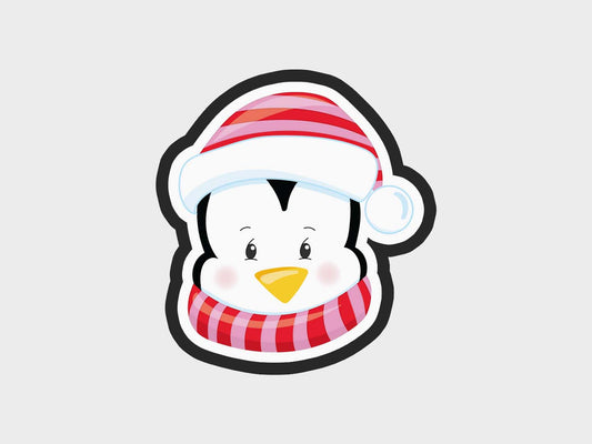 Christmas Faces Penguin Cookie Cutter Files