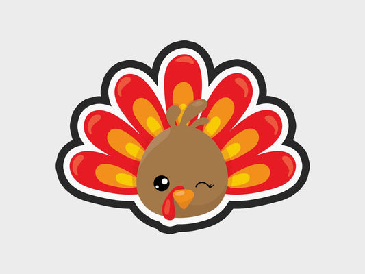 Thanksgiving Turkey Faces Full Cookie Cutter Files