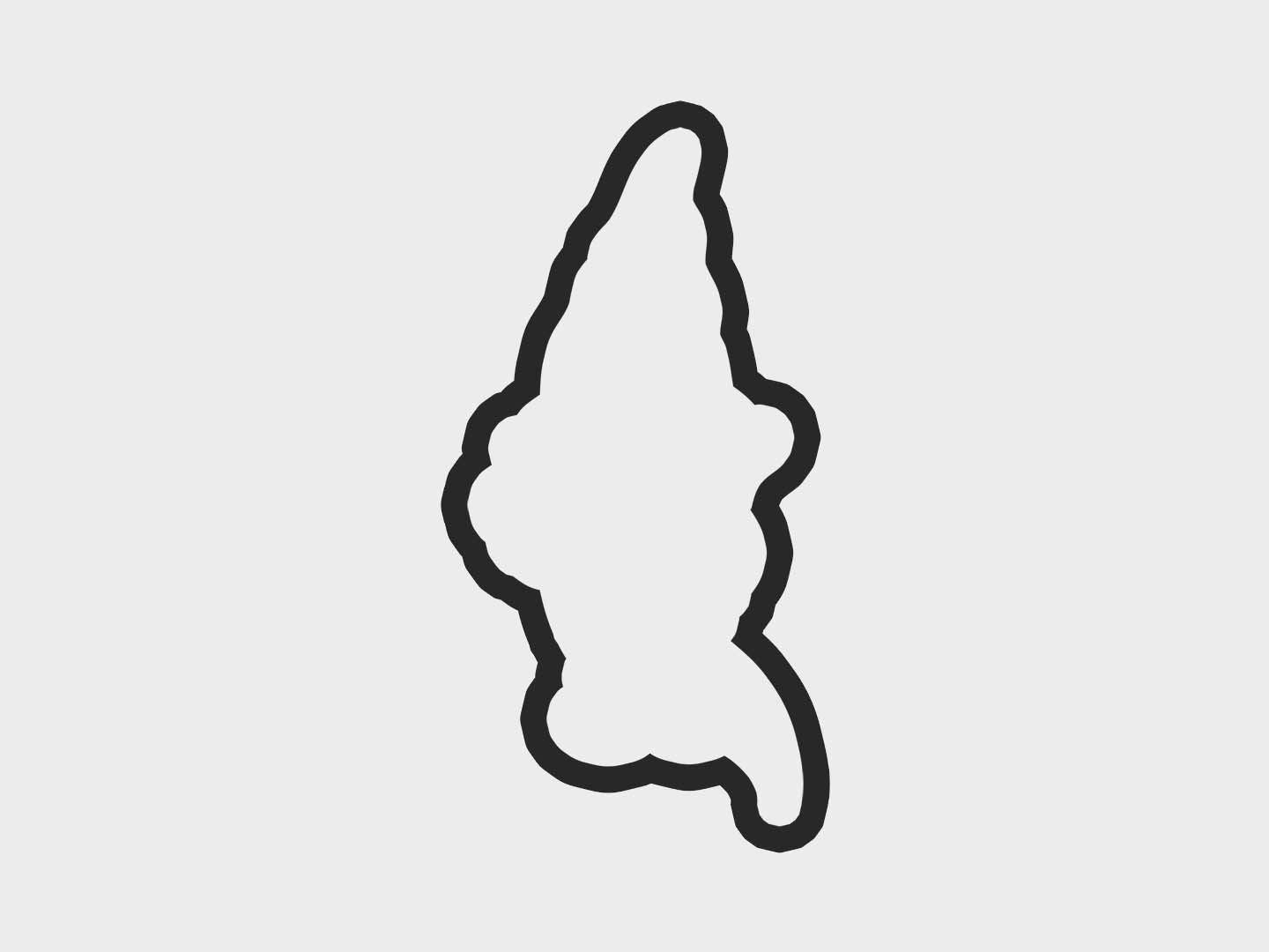 Christmas Gnomes Waving Cookie Cutter Files