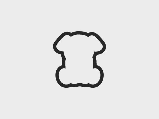 Valentine Animals Dog Cookie Cutter Files