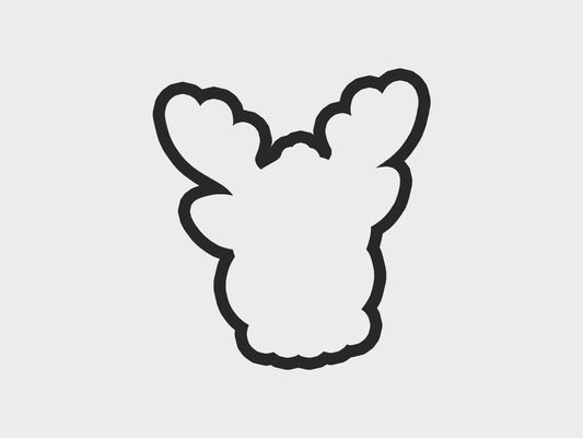Christmas Faces Reindeer Cookie Cutter Files