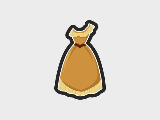 Princess Dresses Pocahontas Inspired Cookie Cutter Files
