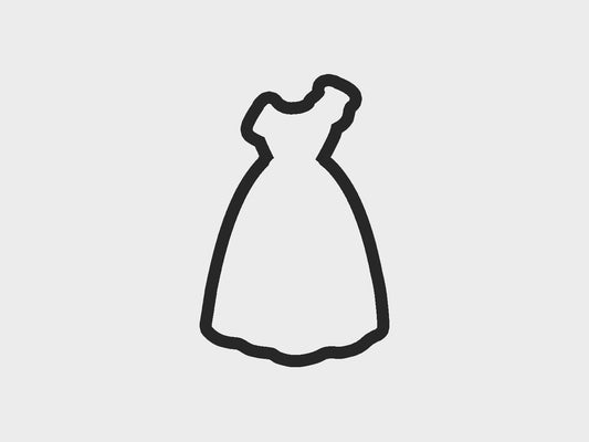 Princess Dresses Pocahontas Inspired Cookie Cutter Files