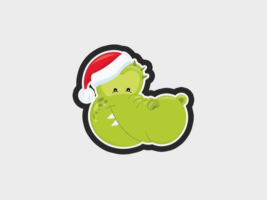 Animal Faces Santa Edition Croc Cookie Cutter Files