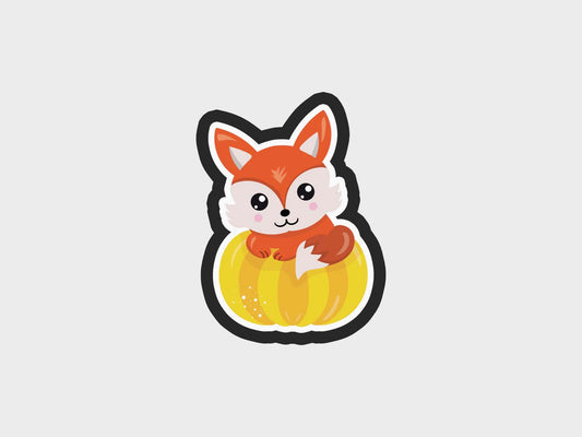 Thanksgiving Fox Pumpkin Cookie Cutter Files