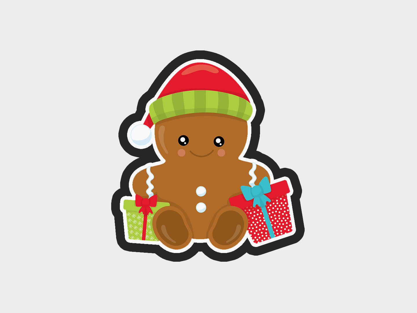 Gingerbread Babies Gifts Cookie Cutter Files