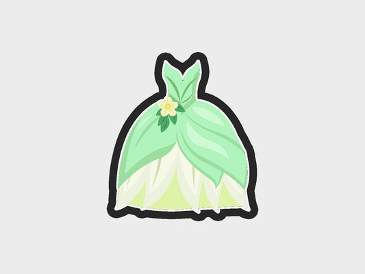 Princess Dresses Tiana Inspired Cookie Cutter Files