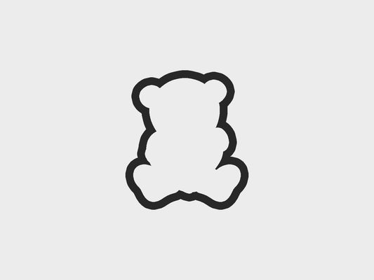 Valentine Gifts Teddy Bear Cookie Cutter Files