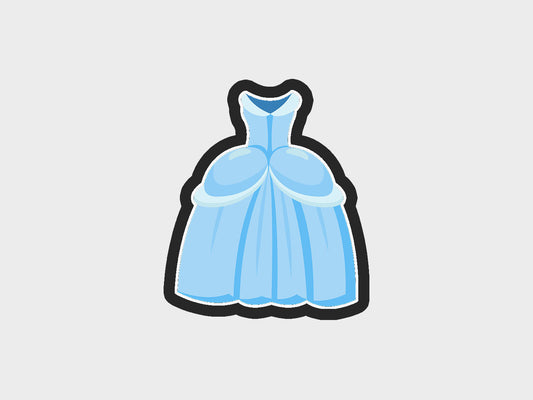 Princess Dresses Cinderella Inspired Cookie Cutter Files