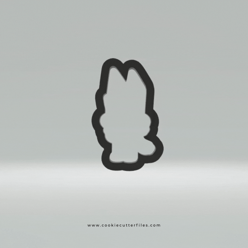 Blue Heeler Dog Inspired Cookie Cutter Files