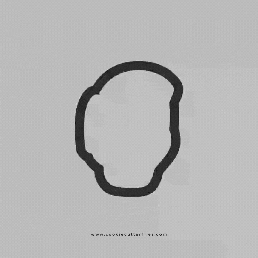 Mystery Dog Crew Inspired Shaggy Cookie Cutter Files