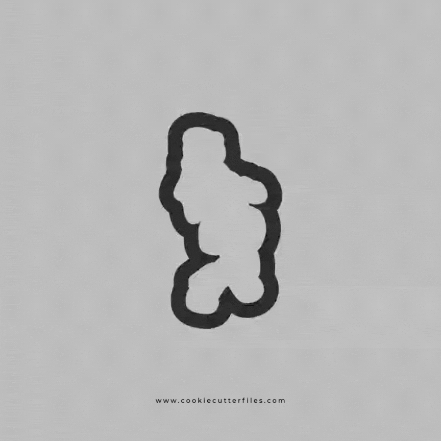 Mystery Dog Crew Inspired Shaggy Cookie Cutter Files