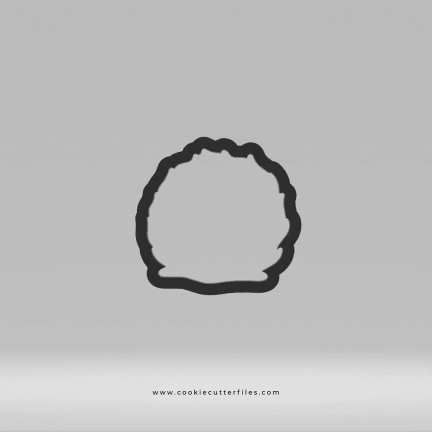 Monster Trucks Fire Ring Cookie Cutter Files