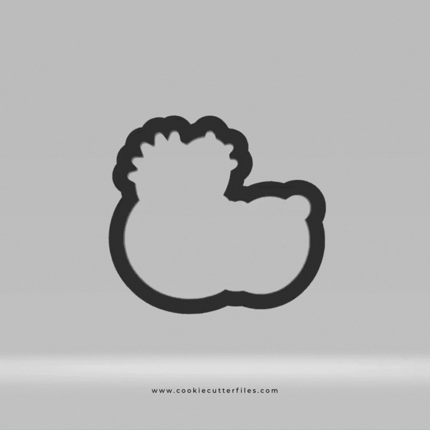 Animal Faces Croc Cookie Cutter Files